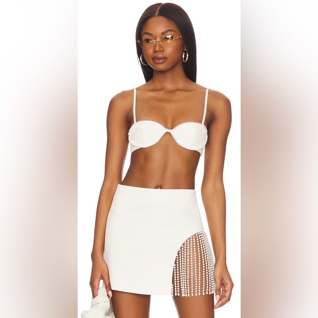 Camila Coelho Camila Beaded Bralette And Skirt Set
